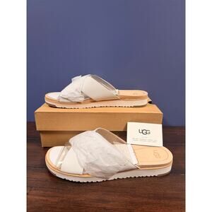 UGG Kari White Sandals Studded Bling Women’s US 12